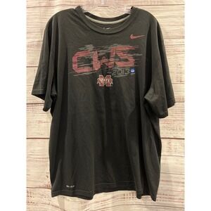 Nike Mens Mississippi State Bulldogs 2013 College World Series Dri-FIT Shirt XL